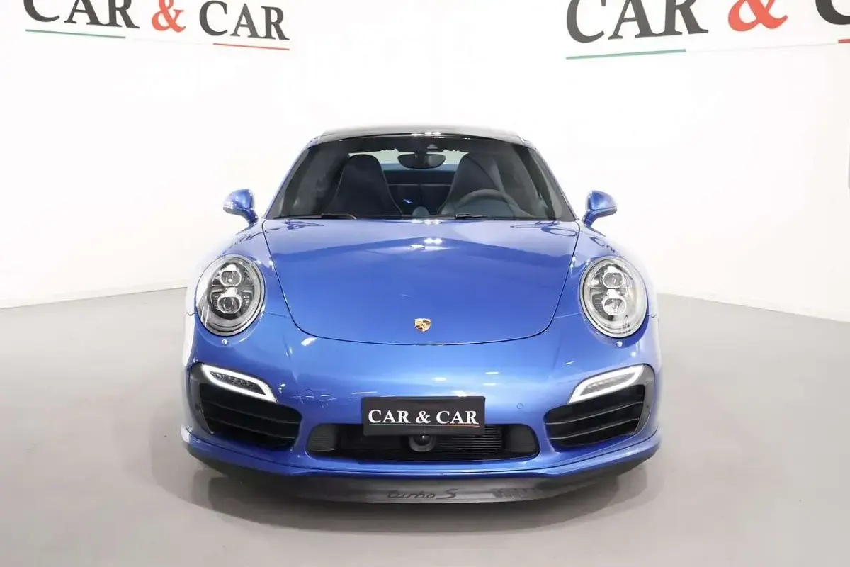 Usata Porsche 911 Turbo S 560 CV (411 kW) 2015 Blu/azzurro Coupé