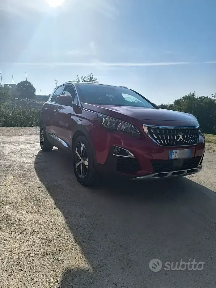 Usata Peugeot 3008 131 CV (96 kW) 2020 Rosso SUV