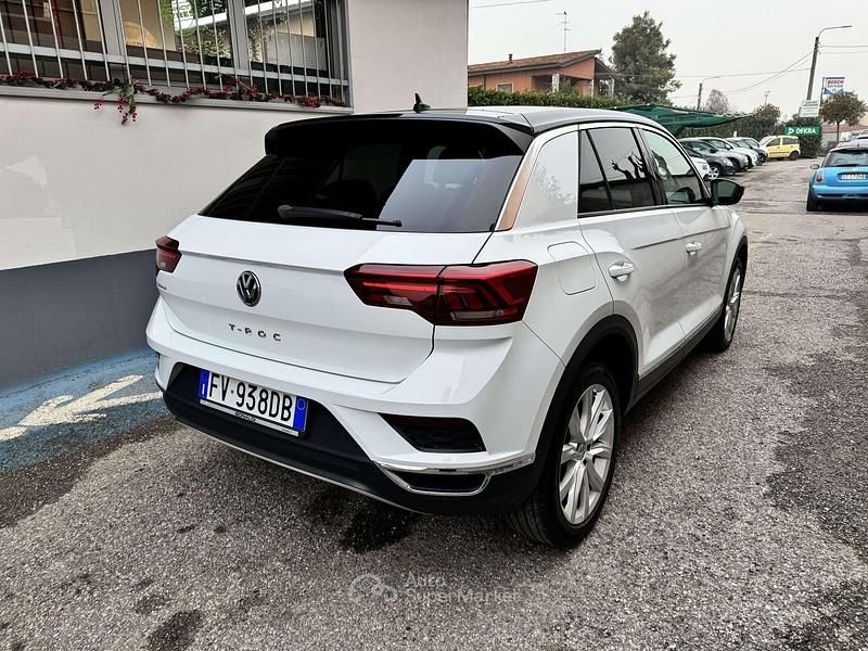 Usata VW T-Roc Advance 150 CV (110 kW) 2019 Bianco SUV