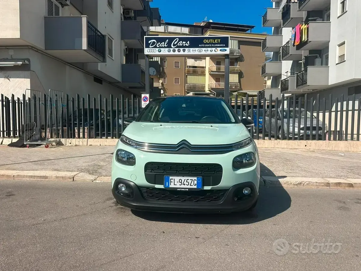 Usata Citroën C3 PureTech 82 CV (60 kW) 2018 Verde Utilitaria
