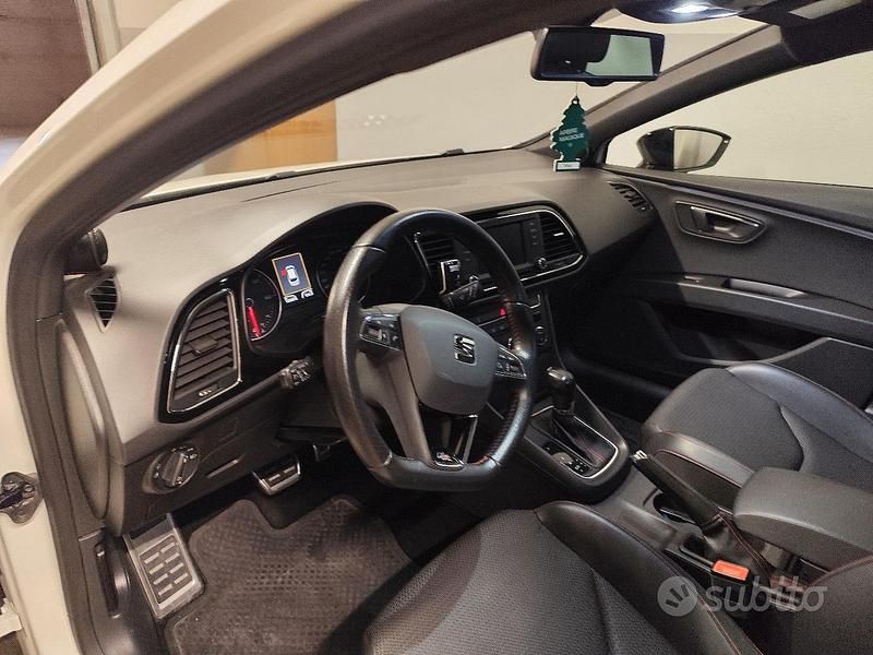 Usata Seat Leon ST FR 184 CV (135 kW) 2015 Bianco Station wagon