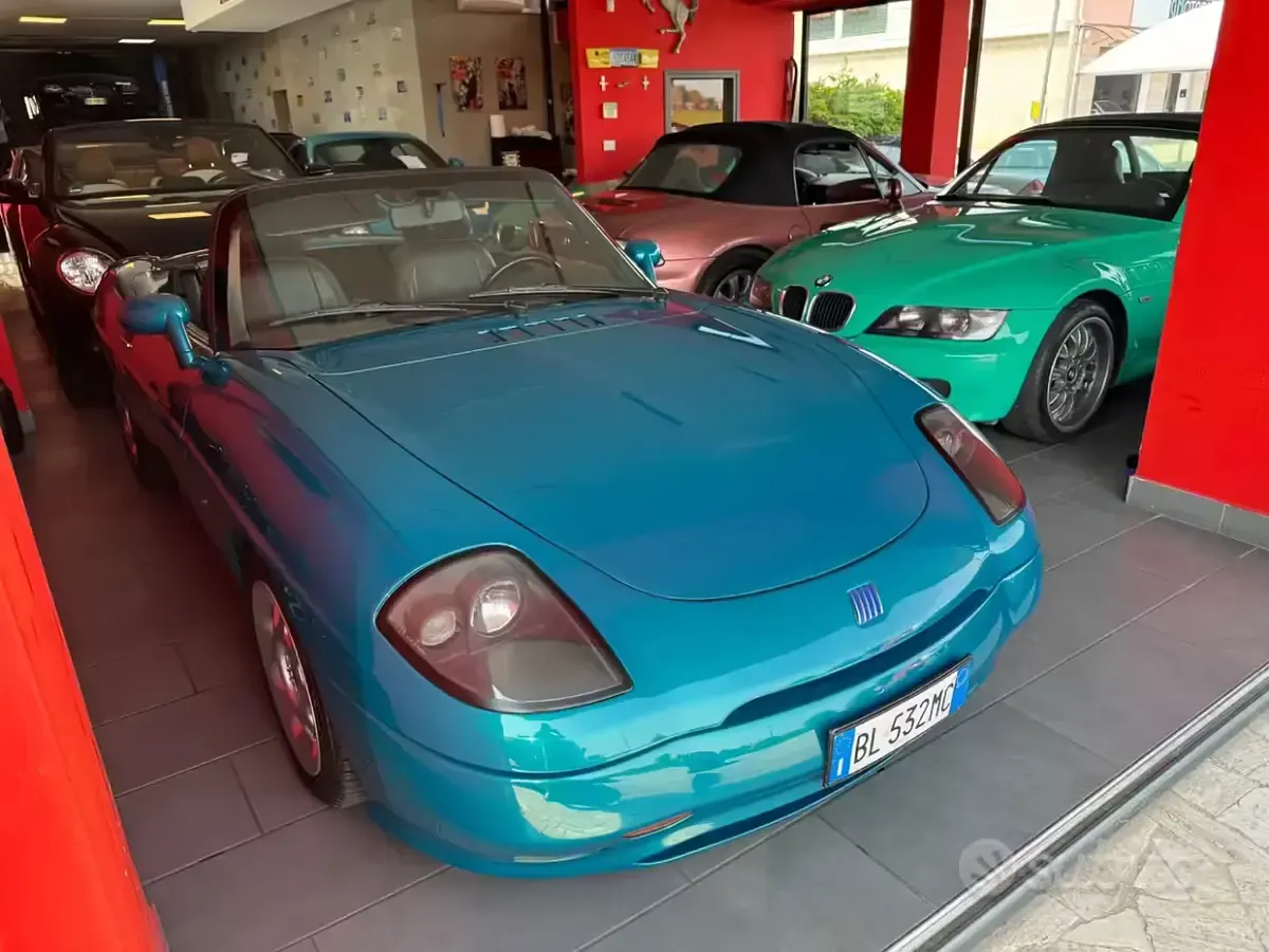 Usata Fiat Barchetta 131 CV (96 kW) 2003 Blu Cabrio