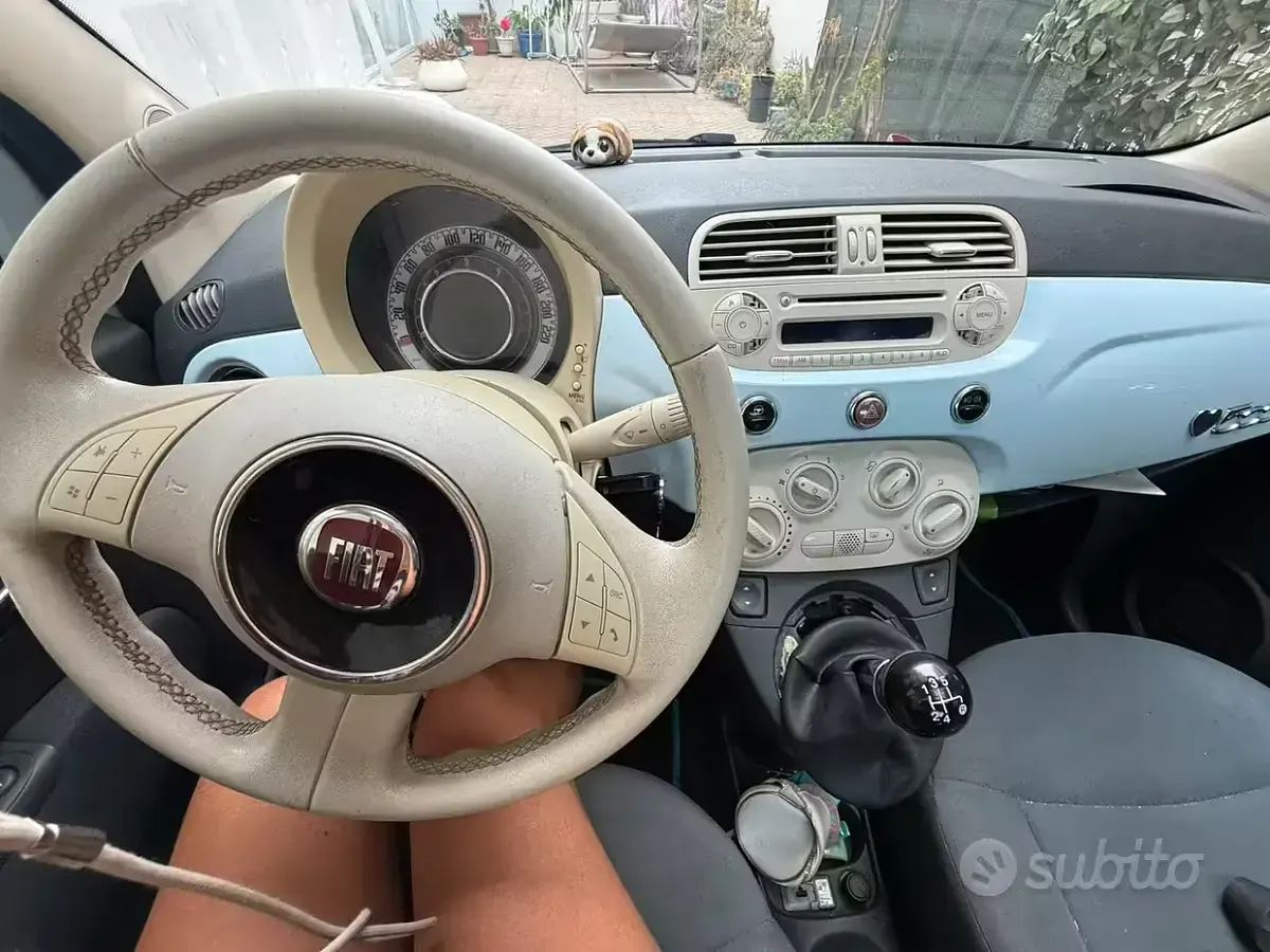 Usata Fiat 500 75 CV (55 kW) 2008 Bluazzurro Berlina