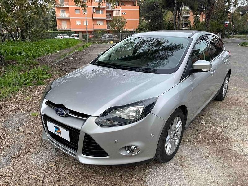 Usata Ford Focus Titanium 116 CV (85 kW) 2014 Argento Berlina