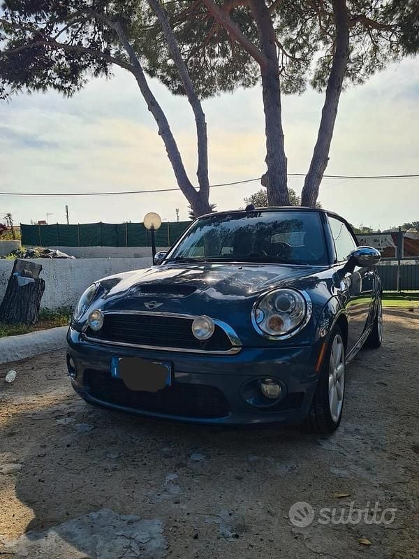 Blu Usata 2009 Mini Cooper S Cabriolet Cabrio | 8000 € (Buon prezzo) - Immagine 1/4