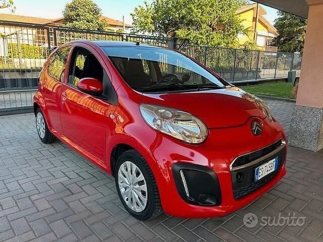 Usata Citroën C1 Seduction 68 CV (50 kW) 2013 Rosso Utilitaria
