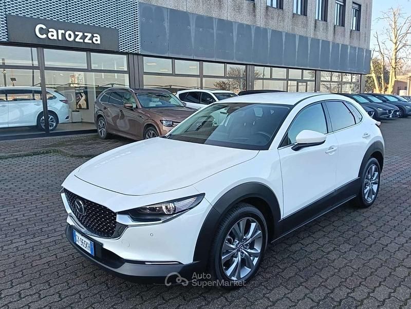 White pearl Usata 2025 Mazda CX-30 Exclusive SUV | 27.800 € (Molto cara) - Immagine 1/4