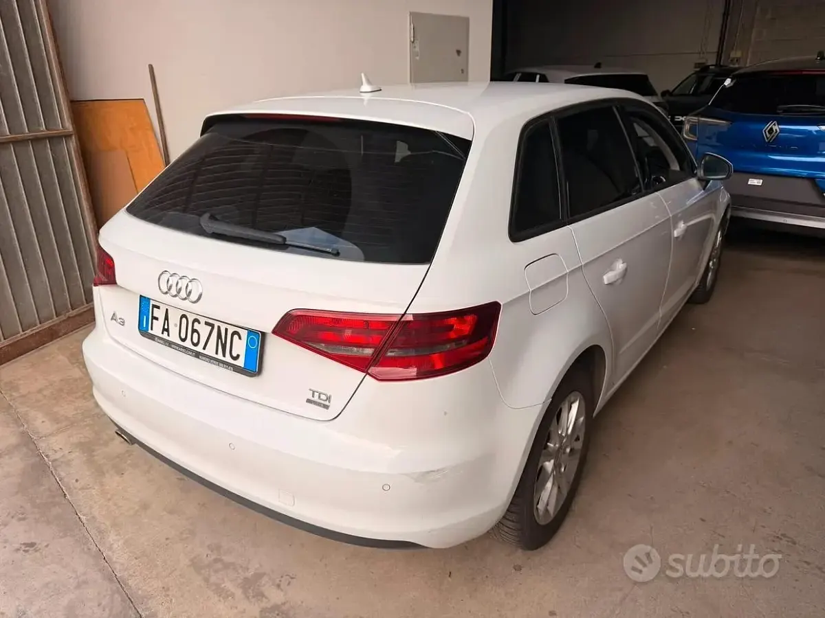 Usata Audi A3 110 CV (80 kW) 2016 Bianco Berlina