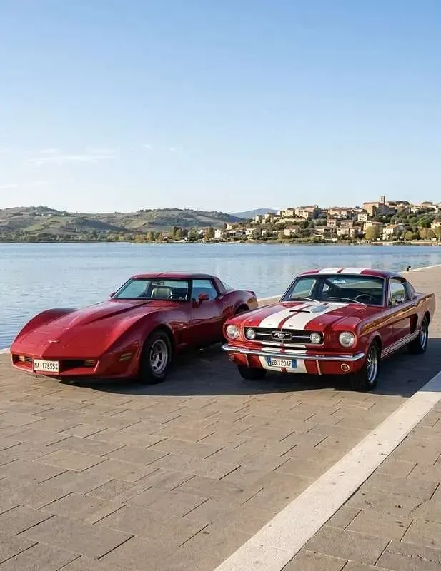 Usata Ford Mustang Fastback 340 CV (250 kW) 1965 Rosso Coupé