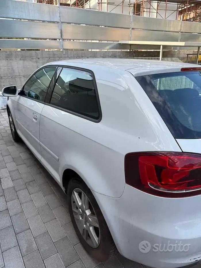 Usata Audi A3 Ambiente 90 CV (66 kW) 2012 Bianco Utilitaria