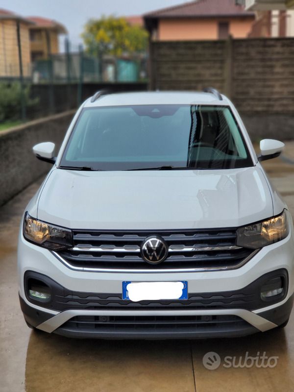 Bianco Usata 2022 VW T-Cross Style SUV | 18.900 € (Buon prezzo) - Immagine 1/4