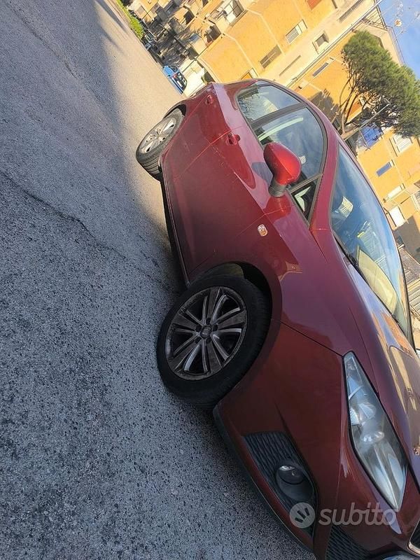 Usata Seat Ibiza 80 CV (58 kW) 2009 Rosso Berlina