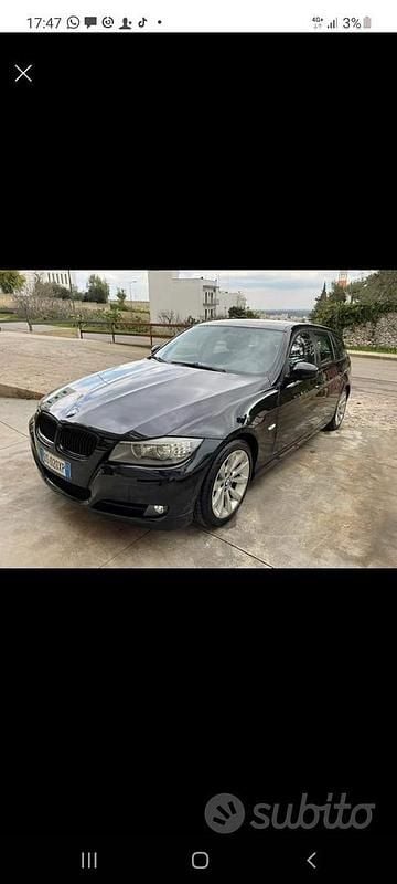 Begagnad BMW 318 143 HK (105 kW) 2008 Svart Kombi