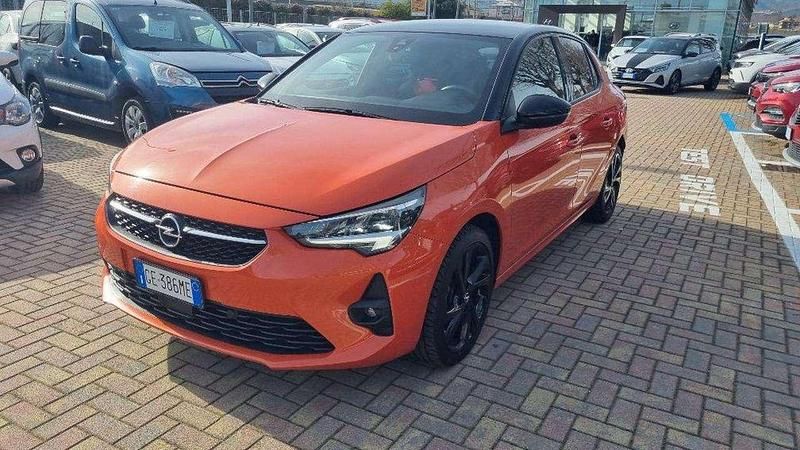 Usata Opel Corsa GS Line 101 CV (74 kW) 2021 Arancione Utilitaria