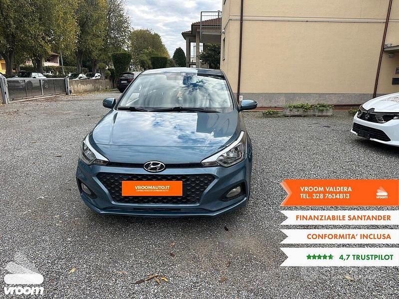 Blu Usata 2019 Hyundai i20 Berlina | 8900 € (Buon prezzo) - Immagine 1/4