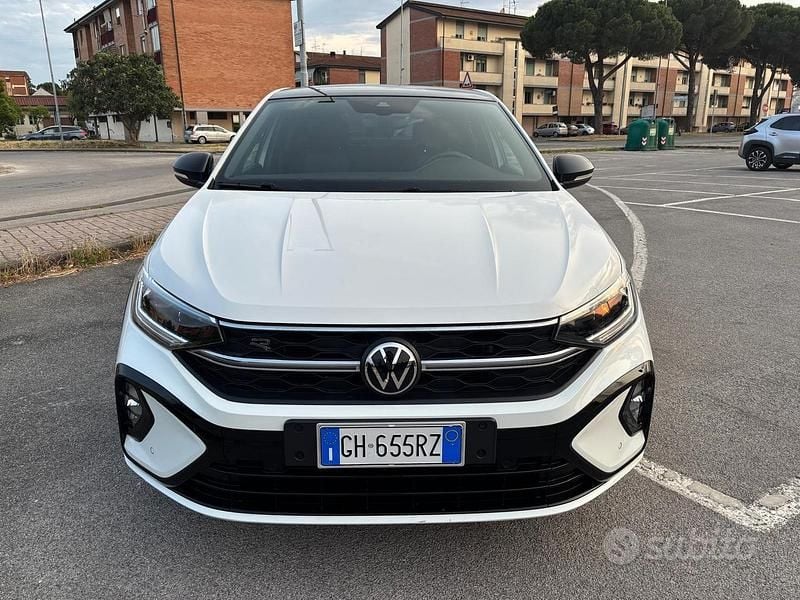 Usata VW Taigo R-line 110 CV (80 kW) 2022 Bianco SUV