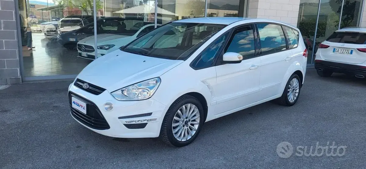 Usata Ford S-MAX Titanium 163 CV (119 kW) 2014 Bianco Monovolume