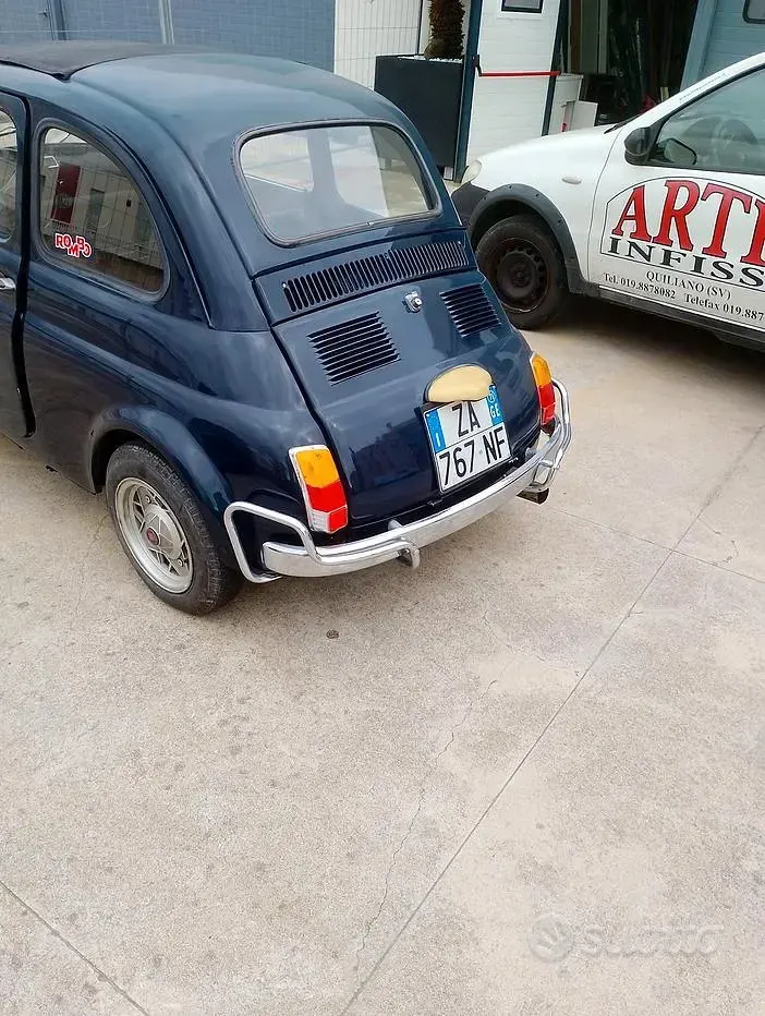 Usata Fiat 500 1970 Blu Utilitaria