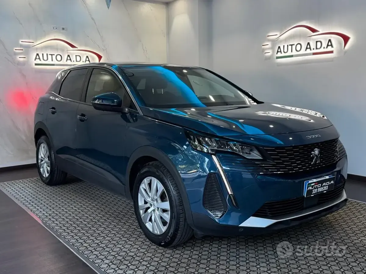 Usata Peugeot 3008 Active 131 CV (96 kW) 2021 Blu SUV