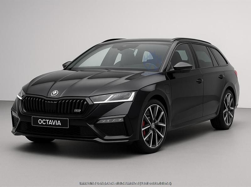 Usata Skoda Octavia RS 265 CV (194 kW) 2025 Nero Station wagon