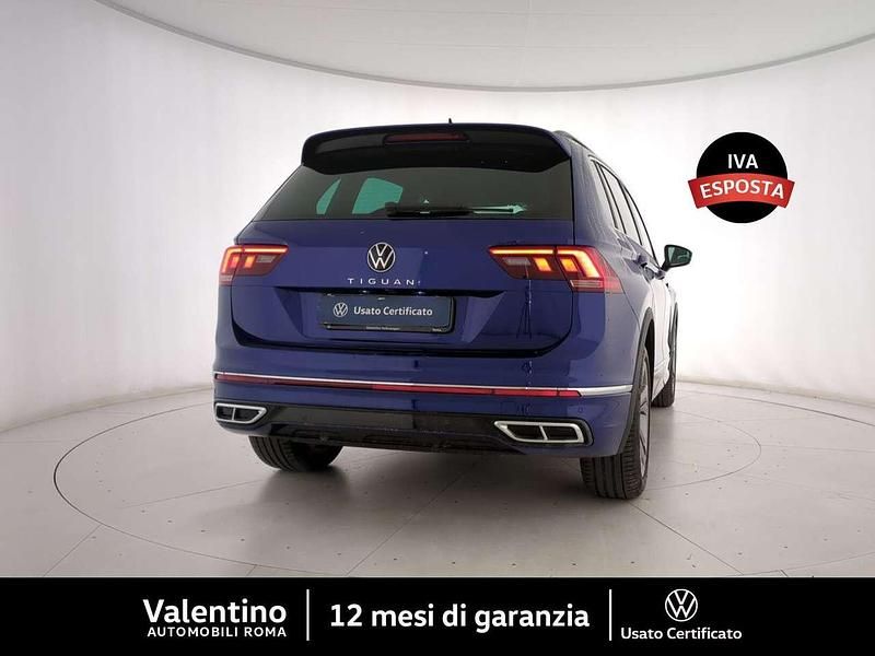 Usata VW Tiguan R-line 150 CV (110 kW) 2023 Blu/azzurro SUV