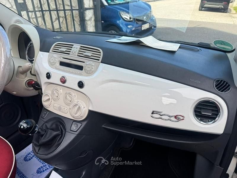 Usata Fiat 500C Lounge 69 CV (50 kW) 2014 Bianco Cabrio