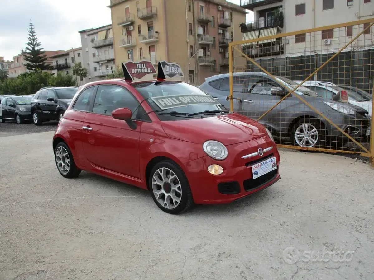 Usata Fiat 500 Sport 95 CV (69 kW) 2014 Rosso Berlina