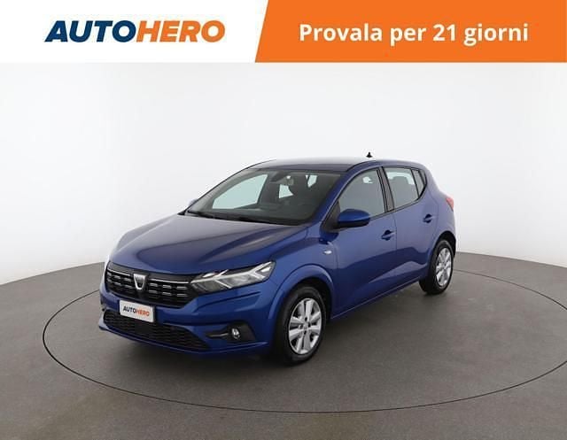 Blu Usata 2021 Dacia Sandero Comfort Due volumi | 12.399 € (Buon prezzo) - Immagine 1/2