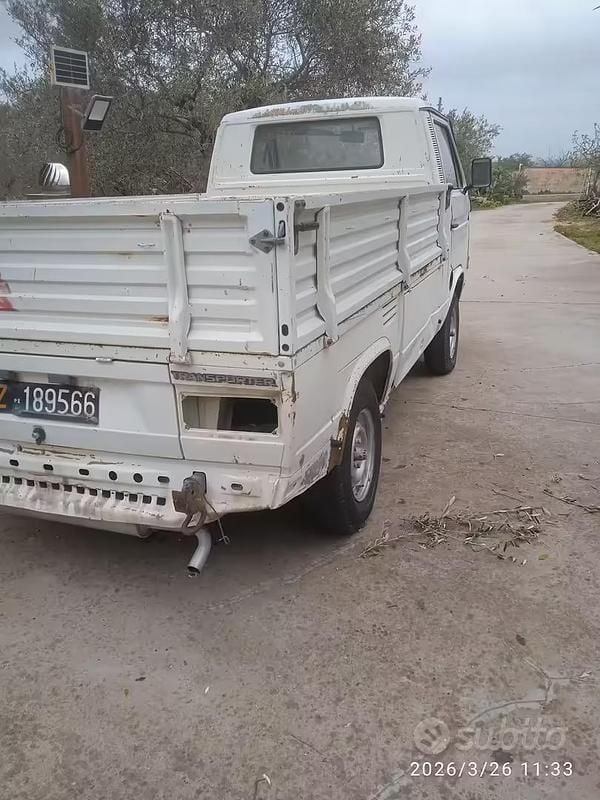 Usata VW T3 1987 Bianco Furgone