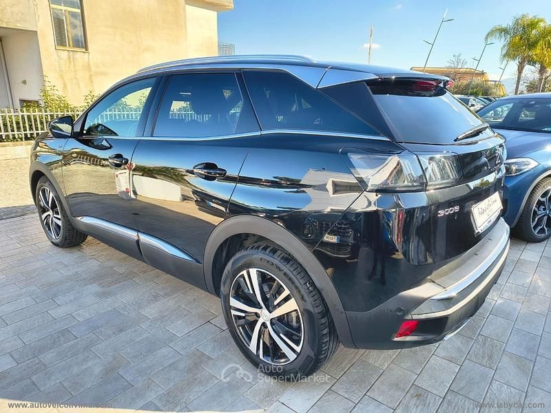 Usata Peugeot 3008 GT 131 CV (96 kW) 2022 Nero Berlina