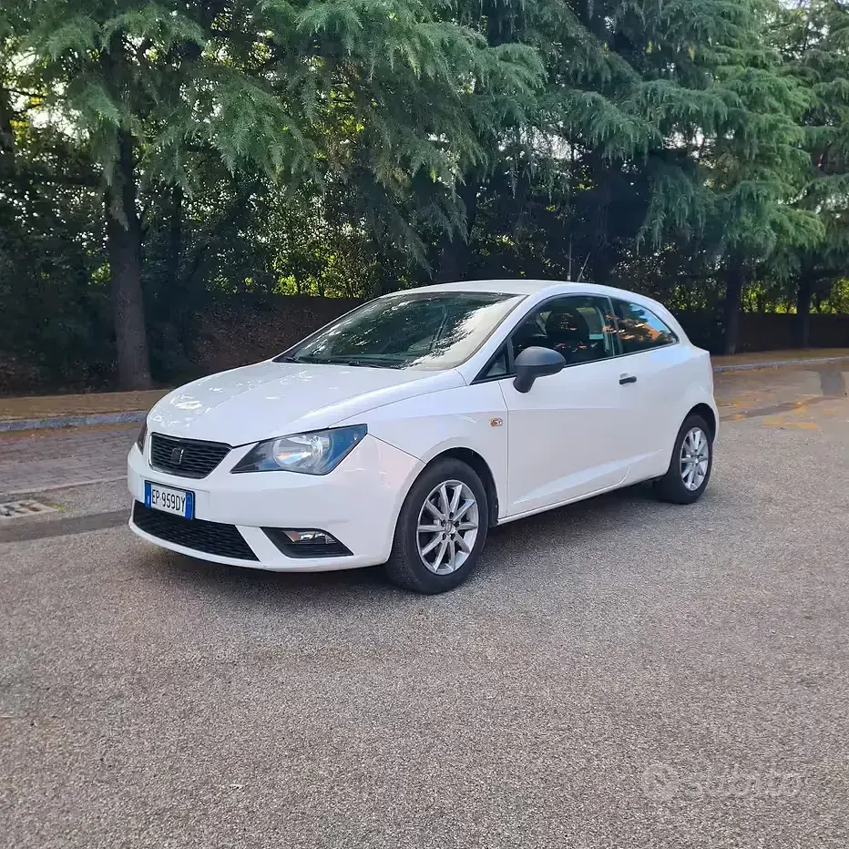 Usata Seat Ibiza 69 CV (50 kW) 2013 Bianco Berlina