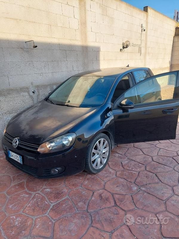 Usata VW Golf VI 122 CV (89 kW) 2009 Nero Utilitaria