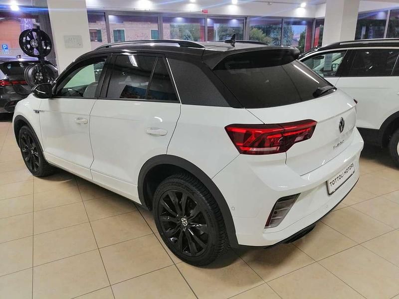 Usata VW T-Roc R 110 CV (80 kW) 2022 Pure white tetto nero SUV