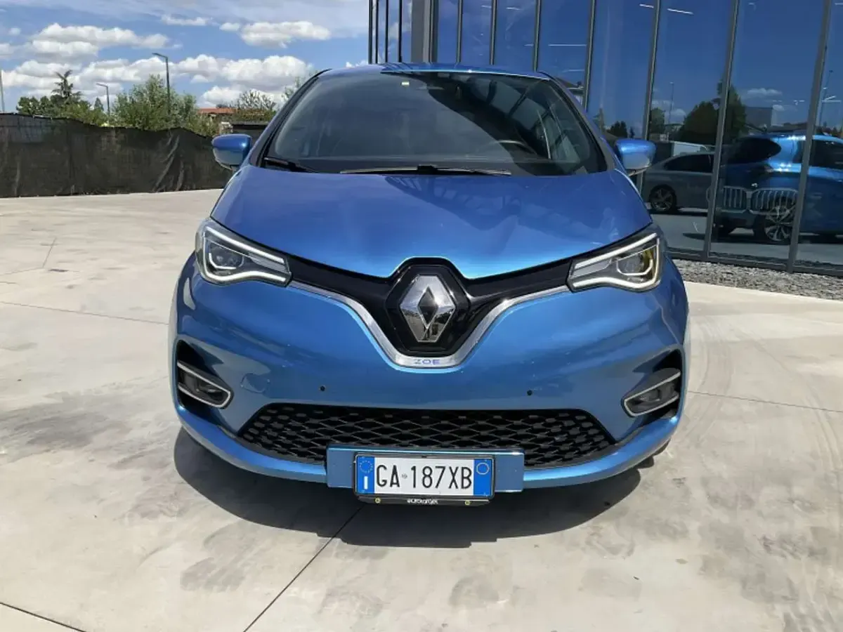Usata Renault Zoe Zen 100 kW (136 CV) 2020 Blu/azzurro Utilitaria