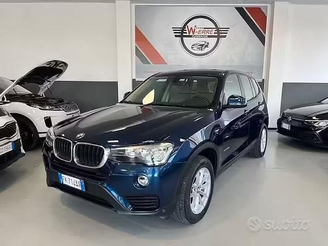 Usata BMW X3 Efficient Dynamics 150 CV (110 kW) 2017 Blu SUV