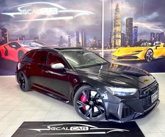 Usata Audi RS6 Ambiente 600 CV (441 kW) 2020 Blu Station wagon