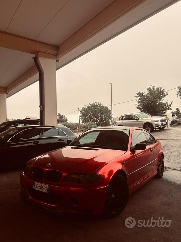 Usata BMW 318 143 CV (105 kW) 2003 Rosso Coupé