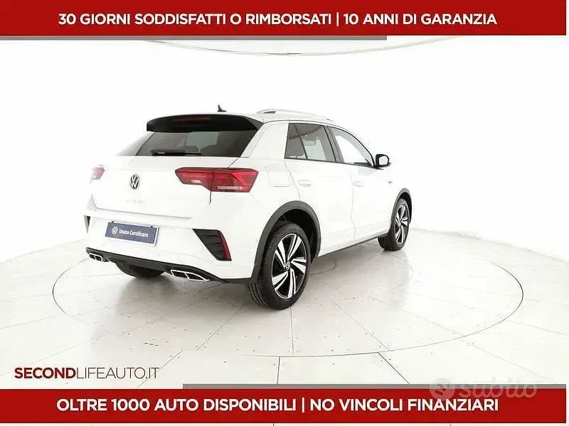 Usata VW T-Roc R-line 150 CV (110 kW) 2023 Bianco SUV