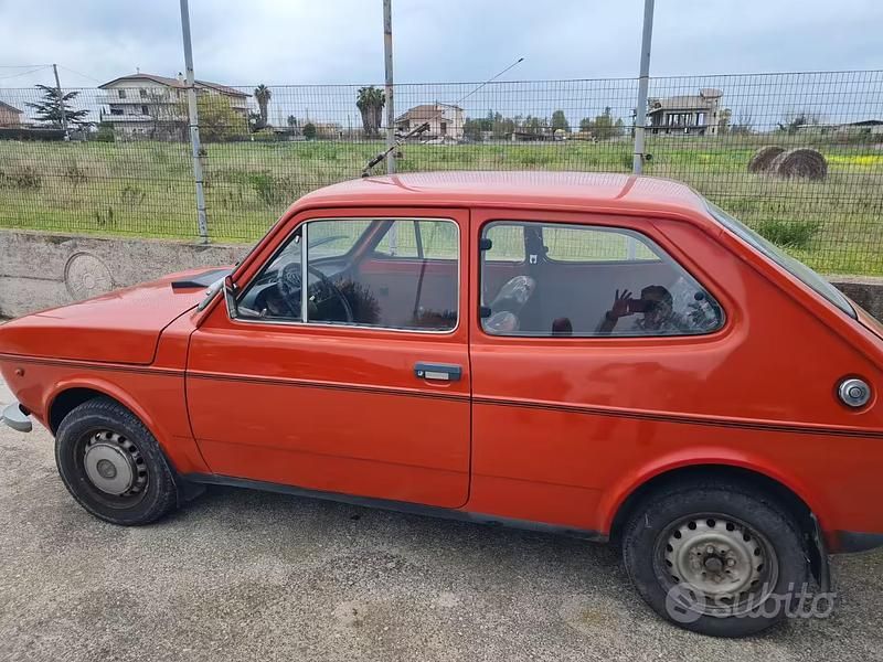 Usata Fiat 127 1970 Rosso Utilitaria