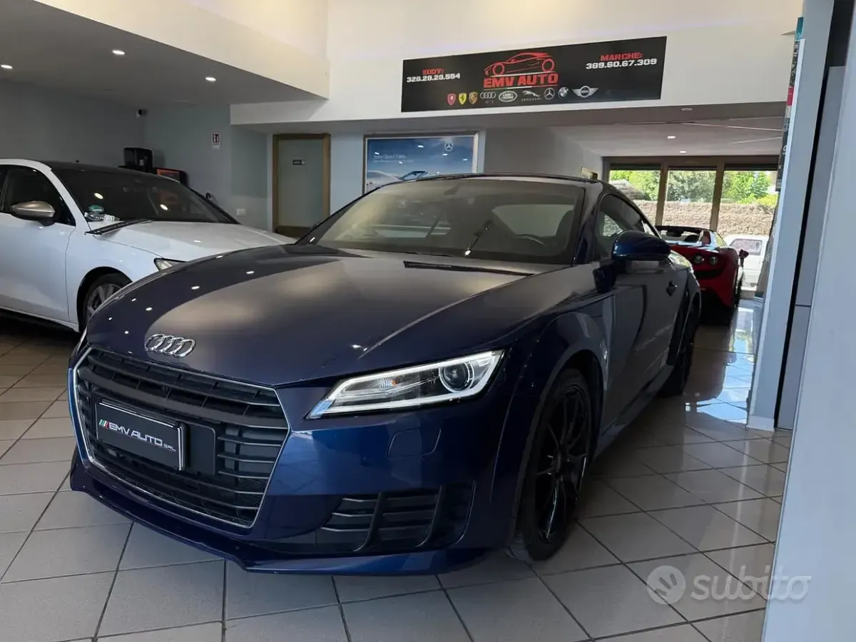 Usata Audi TT S-Line 184 CV (135 kW) 2015 Blu Coupé