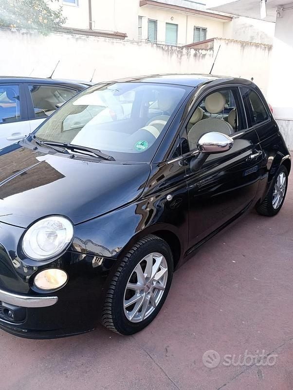 Usata Fiat 500 74 CV (54 kW) 2009 Nero Cabrio