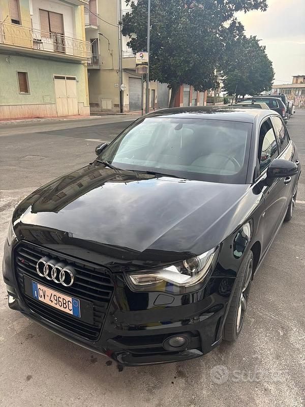 Usata Audi A1 90 CV (66 kW) 2014 Nero Utilitaria