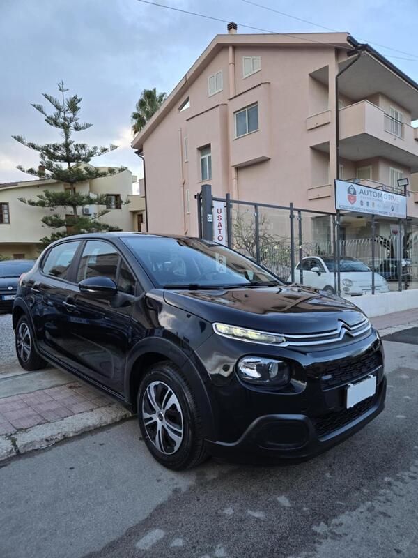 Usata Citroën C3 Feel 82 CV (60 kW) 2018 Nero Utilitaria
