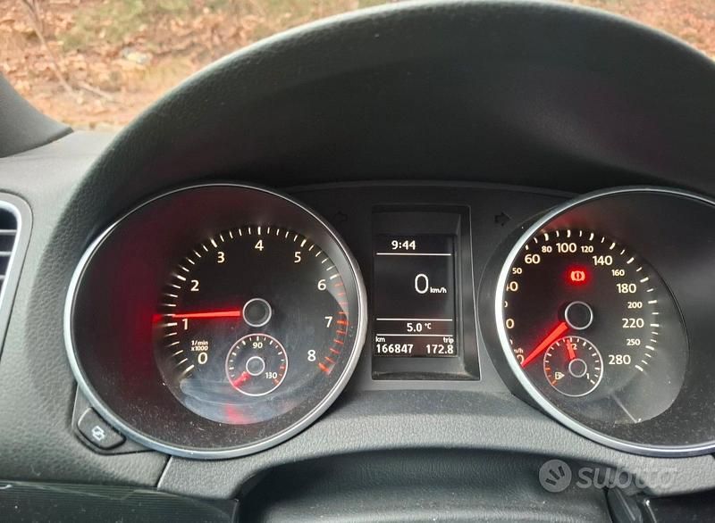 Usata VW Golf VI GTI 211 CV (155 kW) 2010 Blu Utilitaria