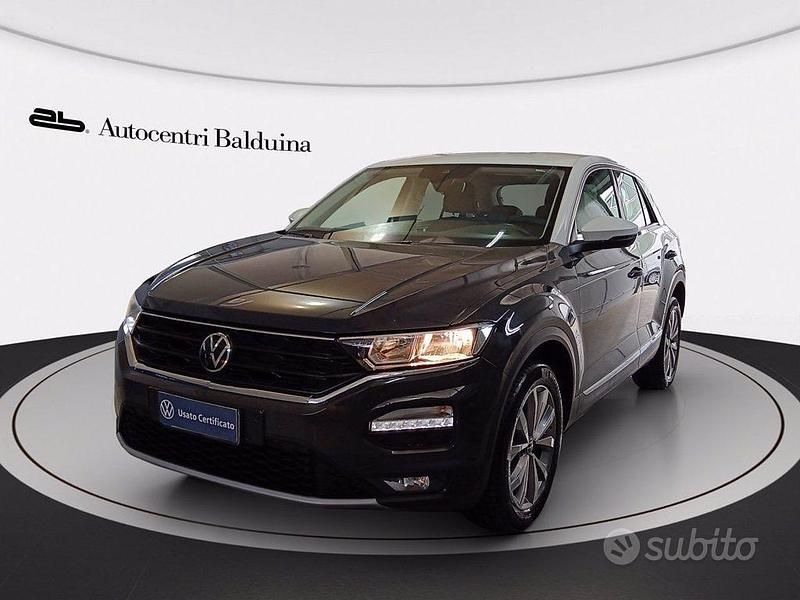 Usata VW T-Roc Business 150 CV (110 kW) 2021 Grigio urano/tetto bianco SUV