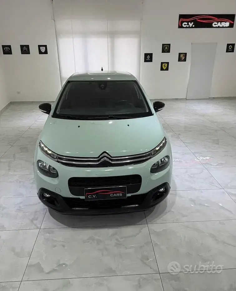 Usata Citroën C3 Feel 82 CV (60 kW) 2018 Verde Utilitaria