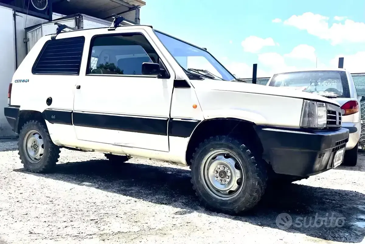 Usata Fiat Panda 4x4 54 CV (39 kW) 2000 Bianco Utilitaria