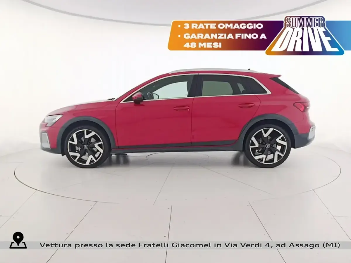 Usata Audi A3 Ambiente 150 CV (110 kW) 2024 Rosso progressivo metallizzato Berlina