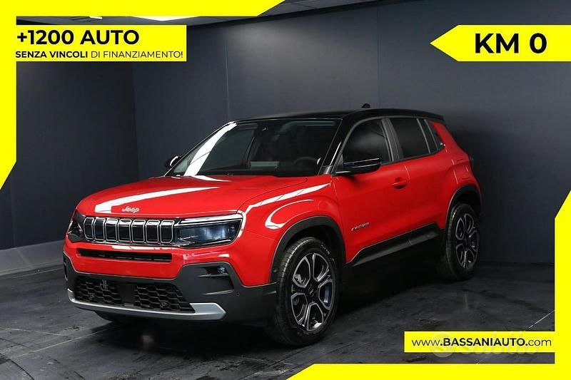 Nuova Jeep Avenger Summit 101 CV (74 kW) 2025 Rosso SUV