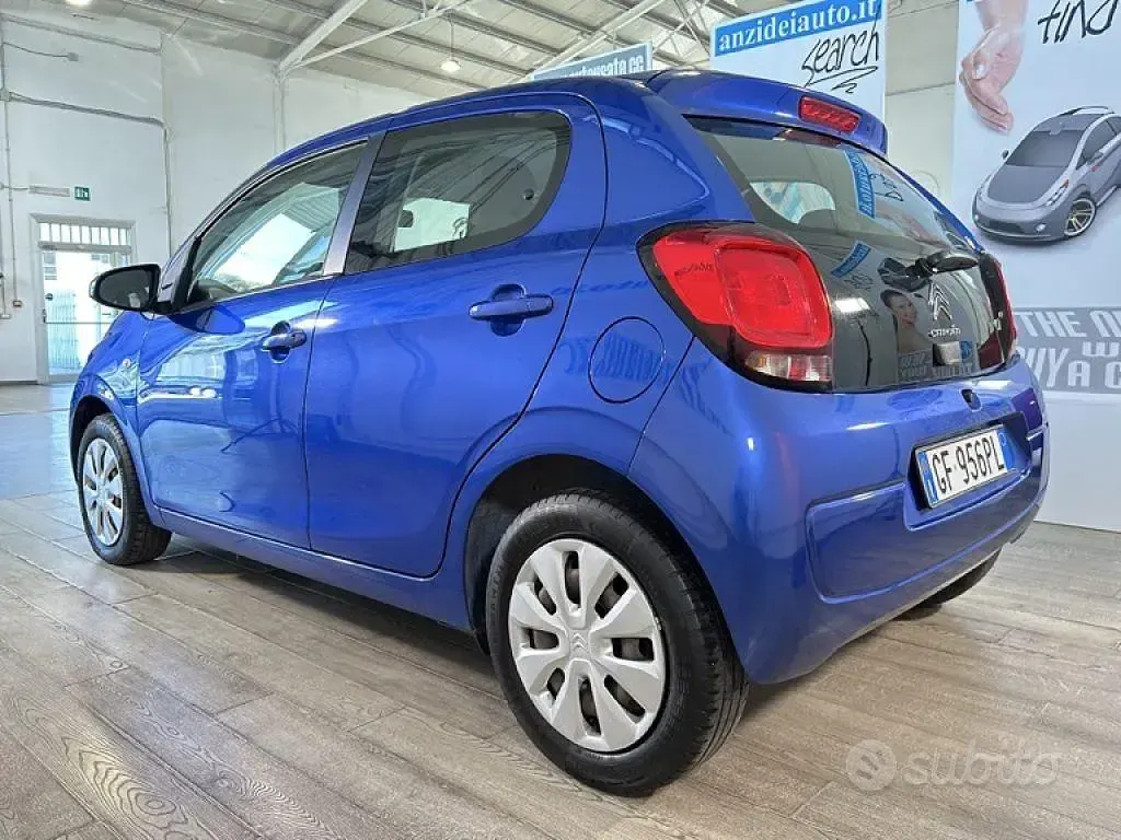 Usata Citroën C1 Feel 72 CV (52 kW) 2021 Blu metallizzato Utilitaria